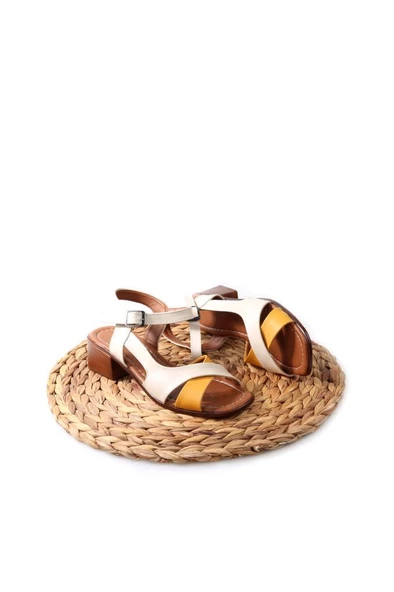 Papuçcity Frzn 02879 4,5 Cm Kadın Topuklu Sandalet - 7