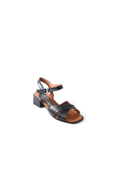 Papuçcity Frzn 02879 4,5 Cm Kadın Topuklu Sandalet - 3