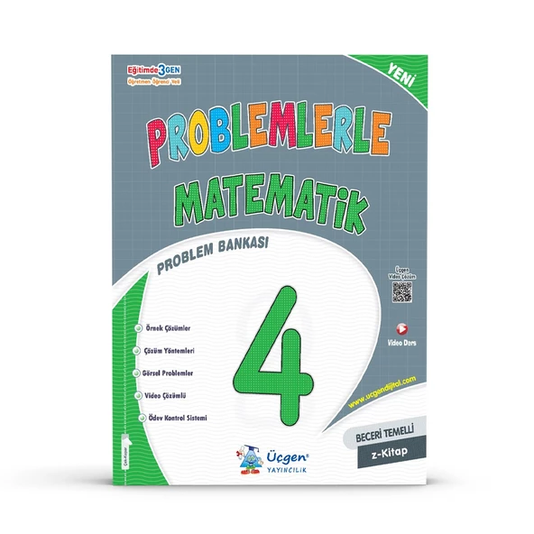 Üçgen 4.Sınıf Beceri Temelli Problemlerle Matematik + Paket Deneme 6+1 -2024 - Resim 4