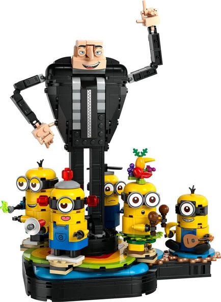 LEGO Minions 75582 Brick-Built Gru and Minions - 3