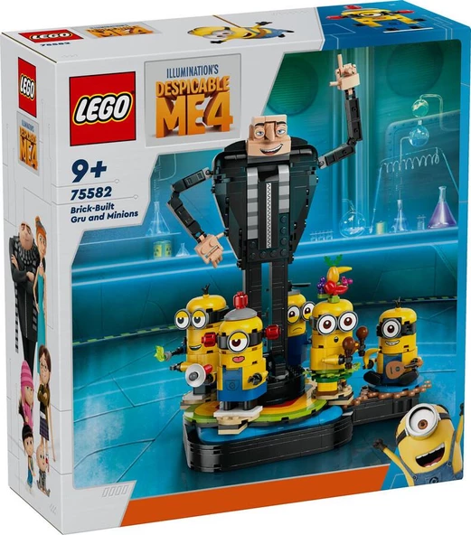 LEGO Minions 75582 Brick-Built Gru and Minions