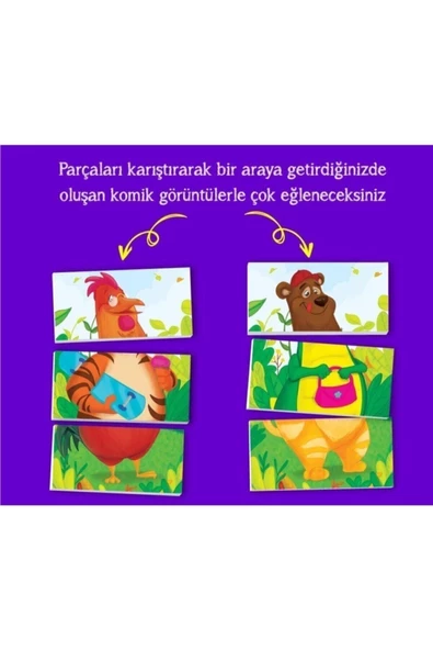 Yükselen Zeka 2+ Yaş Magnet Puzzle Dikkat Geliştiren Zeka Oyunu - 5