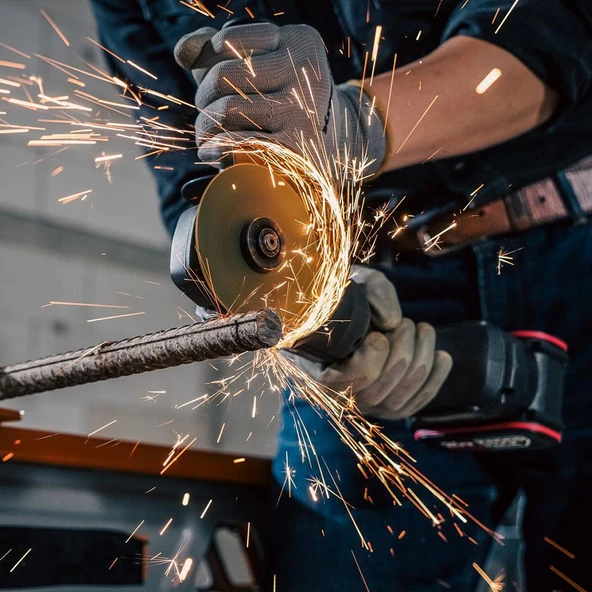 Kress Kuh02.91 20Volt 115Mm Kömürsüz Profesyonel Şarjlı Devir Ayarlı Avuç Taşlama (Akü Dahil Değildir) - 8