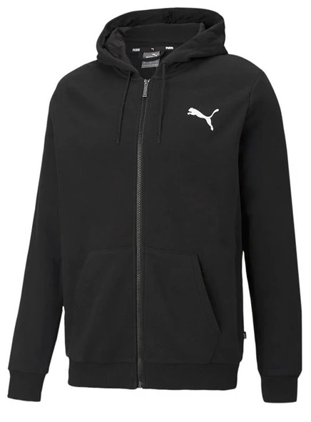 Puma ESS Small Logo FZ Hoodie TR 586704 Fermuarlı Erkek Kapüşonlu Sweatshirt