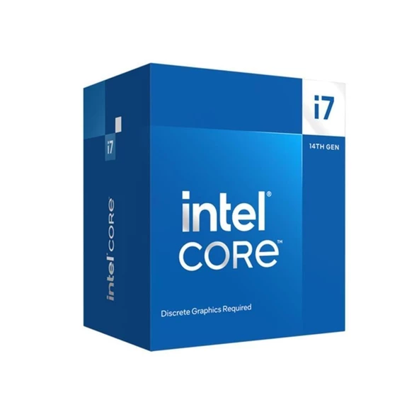 Intel Core i7 14700F BX8071514700F (2.1GHz - 5.4GHz) 33MB LGA1700P 65W Kutulu İşlemci
