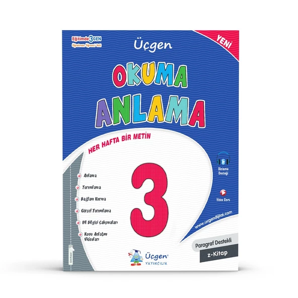 Üçgen 3.Sınıf Paragraf Destekli Okuma Anlama + Paket Deneme 6+1 -2024 - 4