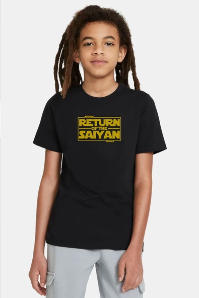 Dragon Ball Z Anime Namek Wars Siyah Çocuk Tshirt