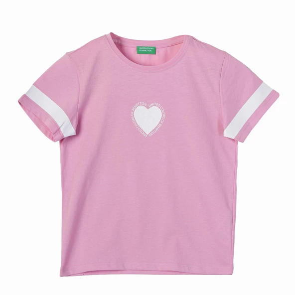 United Colors Of Benetton Kız Çocuk Tshirt BNT-G21274