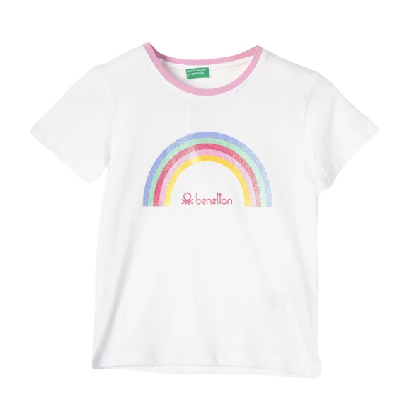 United Colors Of Benetton Kız Çocuk Tshirt BNT-G21237