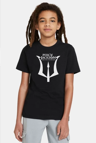 Percy Jackson And The Olympians Siyah Çocuk Tshirt - 1
