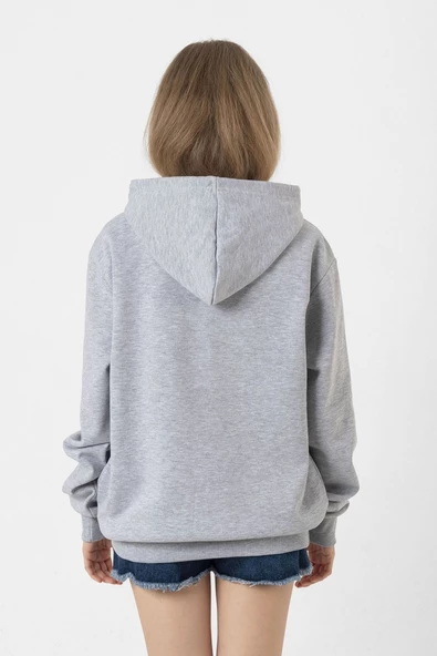 Girl Power Grimelanj Kadın 3ip Kapşonlu Sweatshirt - Resim 5