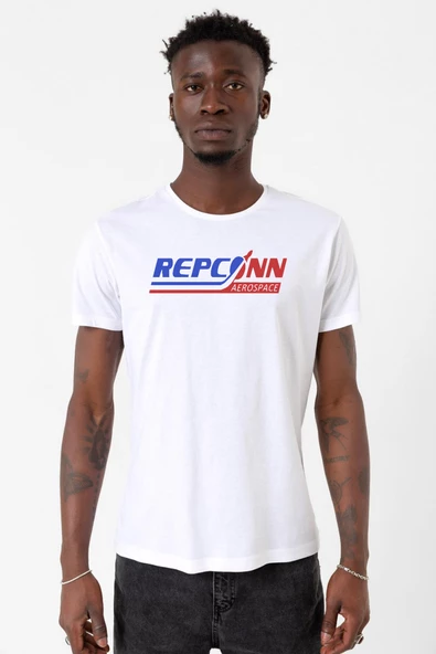 Fallout Repconn Aerospace Beyaz Erkek Bisikletyaka Tshirt