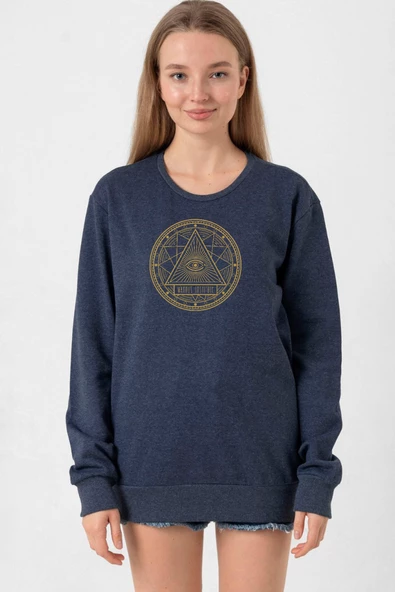 3 Body Problem Magnus Institute İndigo Kadın 2ip Sweatshirt