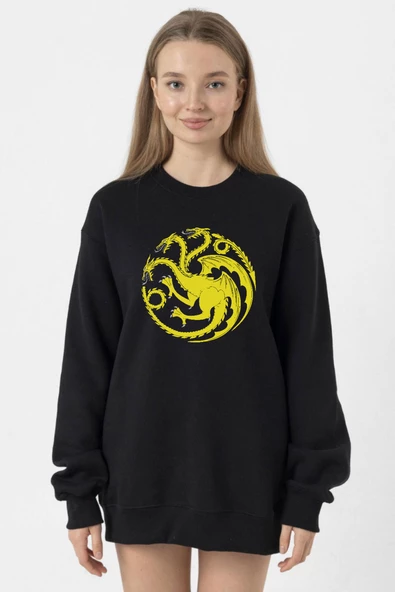 HOD The Greens Siyah Kadın 2ip Sweatshirt ürün görseli