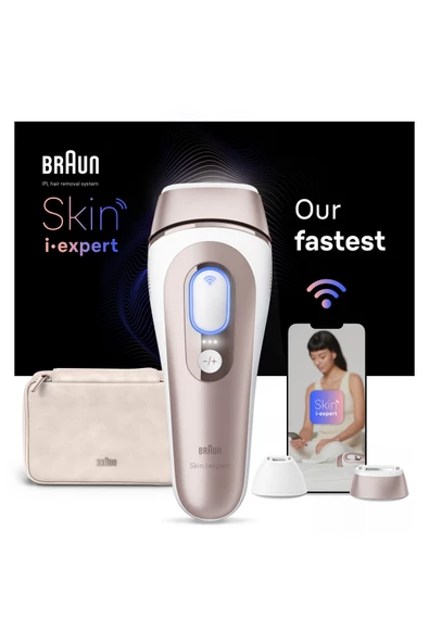 Braun   IPL Skin i expert, Evde Tüy Alma, Ücretsiz Uygulama, Çanta, Gillette Venus, 2 Başlık, PL7147