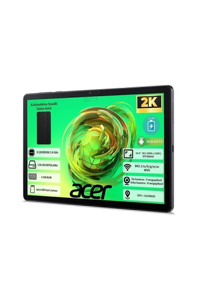 ACER   Iconia Tab P10 4gb Ram 128gb 10.4" (1200 X 2000 ) Ips Yeni Nesil Android Tablet Nt.lfsey.001 - 3