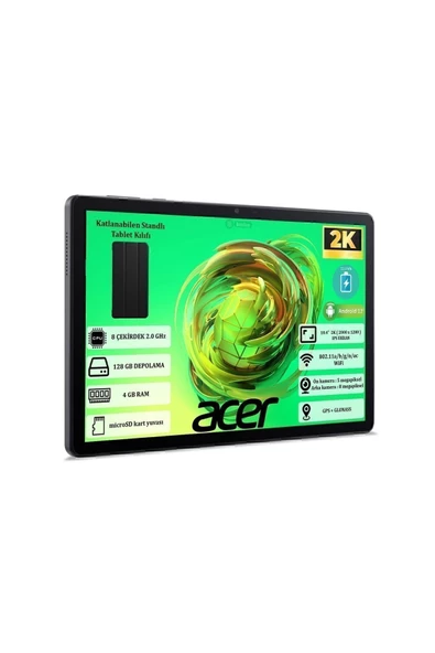 ACER   Iconia Tab P10 4gb Ram 128gb 10.4" (1200 X 2000 ) Ips Yeni Nesil Android Tablet Nt.lfsey.001 - 2