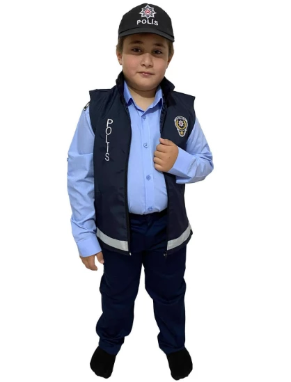 Uğur Böceği Çocuk Gömleklii Polis Takım - 4