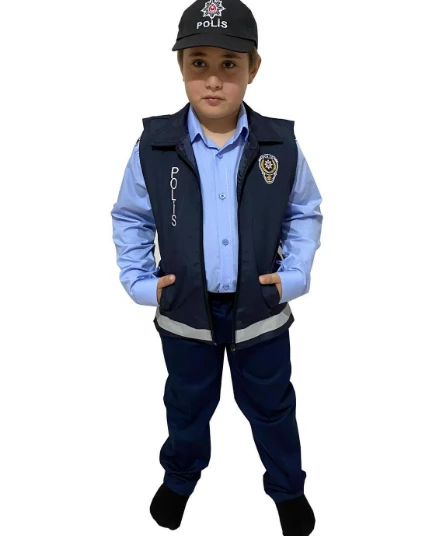 Uğur Böceği Çocuk Gömleklii Polis Takım - 2