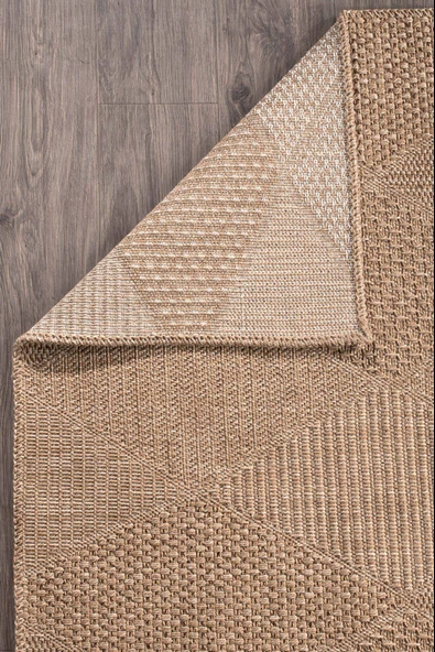 Modern Jüt Yolluk Halı Rusticana 3102 Naturel Örme Kilim - 4
