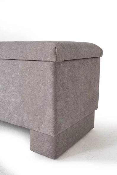 Side Lüks Sandıklı Yatak Ucu Pufu Bench - 5