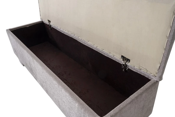 Side Lüks Sandıklı Yatak Ucu Pufu Bench - 3
