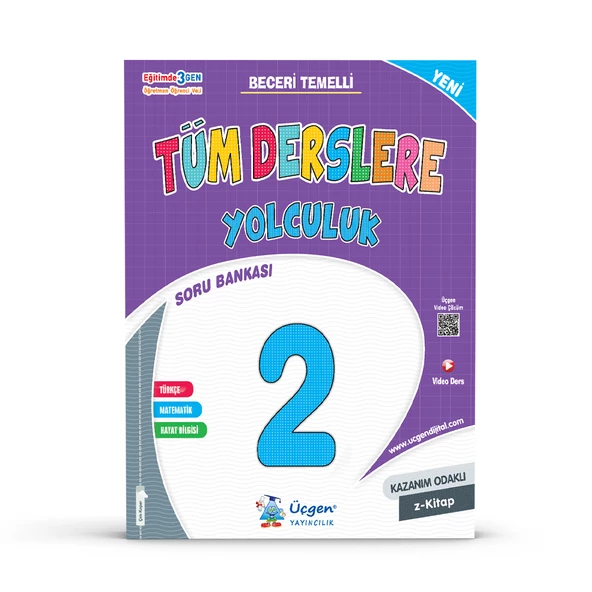 Üçgen 2.Sınıf Tüm Derslere Yolculuk+Problemlerle Matematik+ Okuma Anlama + Paket Deneme 6+1 -2024 - Resim 2