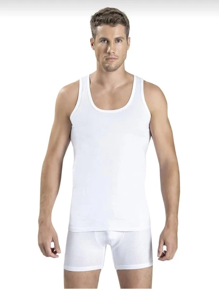 JİBER 101 ERKEK PENYE GENİŞ ASKILI ATLET TEKLİ ürün görseli