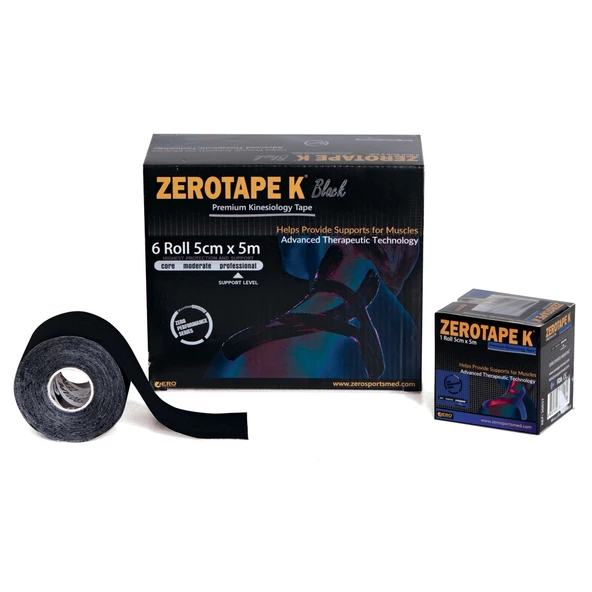 Zerotape K Siyah 5cm x 5m - 4