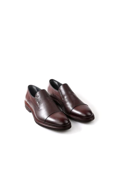 Smart 3433 Erkek Klasik Eva Taban Bağcıksız Günlük Deri Ayakkabı - 11