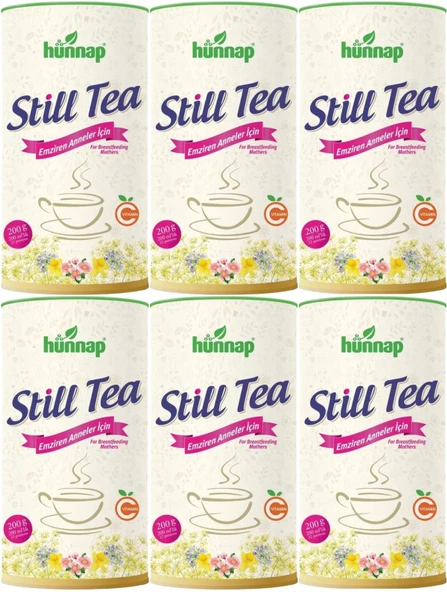 Hünnap Still Tea Emziren Anneler İçin Süt Arttırıcı İçecek 200GR (6 Lı Set)