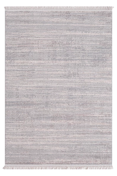 Konfor Bastia Yumuşak Bukle Örgü 1276 Krem Gri Bej Modern Dokuma Yolluk Halı - 4