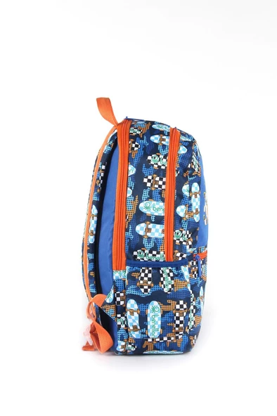 Çocuk Kol Saati Hediyeli Benetton Büyük Kapasiteli Çocuk Okul Çantası B.NT.03693 - 4