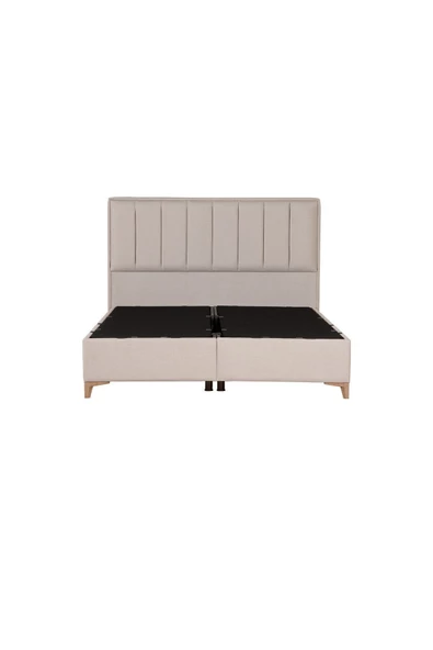 Kilim Mobilya Gold Therapy Sandıklı Baza Başlık Yatak Seti Bej 160X200 - 5