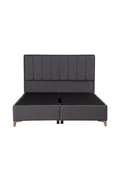 Kilim Mobilya Gold Therapy Sandıklı Baza Başlık Seti Antrasit (YATAK DAHİL DEĞİLDİR) 140X190 - Resim 4