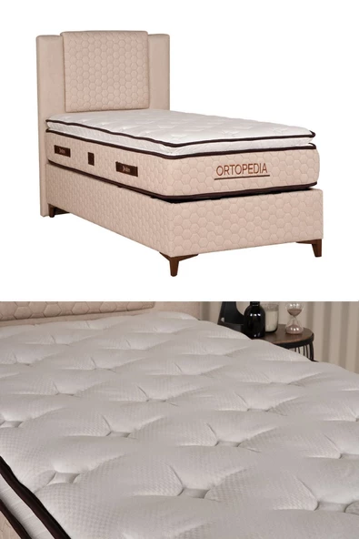 Kilim Mobilya Ortopedia Ortopedik Pedli Ve Paket Yaylı Yatak (BAZA VE BAŞLIK DAHİL DEĞİLDİR) 100X200 - 2