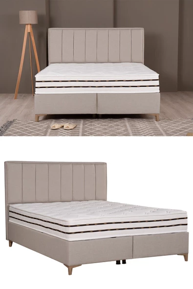 Kilim Mobilya Comfort Lüks Sleepy Baza, Başlık Ve Paket Yaylı Yatak Seti 140X190 - 3