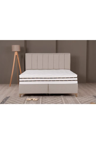 Kilim Mobilya Comfort Lüks Sleepy Baza, Başlık Ve Paket Yaylı Yatak Seti 160X200