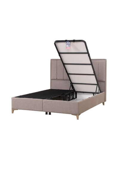 Kilim Mobilya Gold Therapy Sandıklı Baza Başlık Seti Kahverengi (YATAK DAHİL DEĞİLDİR) 140X190 - Resim 6