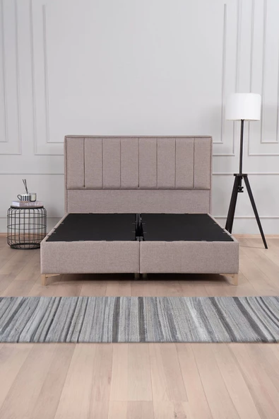 Kilim Mobilya Gold Therapy Sandıklı Baza Başlık Seti Kahverengi (YATAK DAHİL DEĞİLDİR) 140X190 - Resim 3