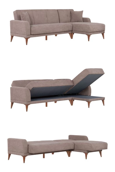 Kilim Mobilya Minimal Uzanmalı Köşe Takımı V2 (ikili Sol Ünite + Uzanma Sağ Ünite) - 2