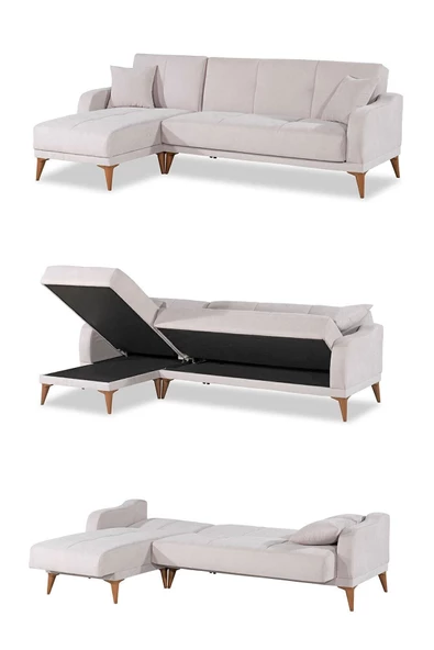 Kilim Mobilya Minimal Uzanmalı Köşe Takımı V1 (ikili Sağ Ünite + Uzanma Sol Ünite) - 2