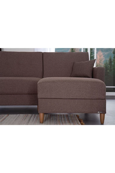 Kilim Mobilya Scandi Köşe Uzanmalı Yataklı Köşe Takımı (HEM SAĞ HEM SOL KÖŞE OLARAK KULLANILABİLİR) - 5