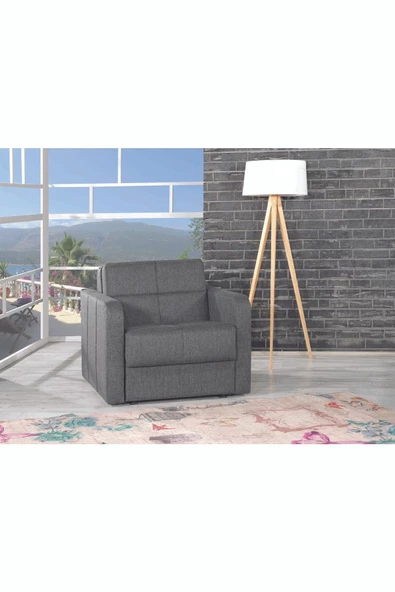 Kilim Mobilya Adonis Tekli Refakatçi Koltuğu (tek Kişilik Yatak Olabilen Koltuk ) - 2
