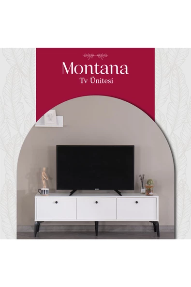 Kilim Mobilya Montana TV Ünitesi ve Duvar Rafı