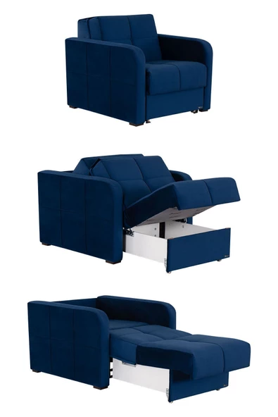 Kilim Mobilya Adonis Tekli Refakatçi Koltuğu (Tek Kişilik Yatak Olabilen Koltuk ) - 2