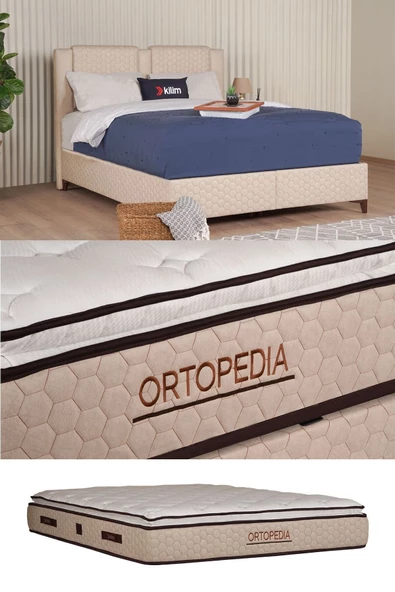 Kilim Mobilya Ortopedia Ortopedik Pedli Ve Paket Yaylı Yatak (BAZA VE BAŞLIK DAHİL DEĞİLDİR)