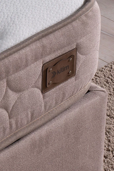 Kilim Mobilya Hilton Ortopedik Paket Yaylı Yatak Vizon (BAZA VE BAŞLIK DAHİL DEĞİLDİR) 100X200 - 5