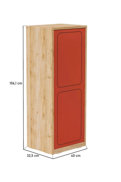 Kilim Mobilya Facilis Tek Kapaklı Dolap - 6