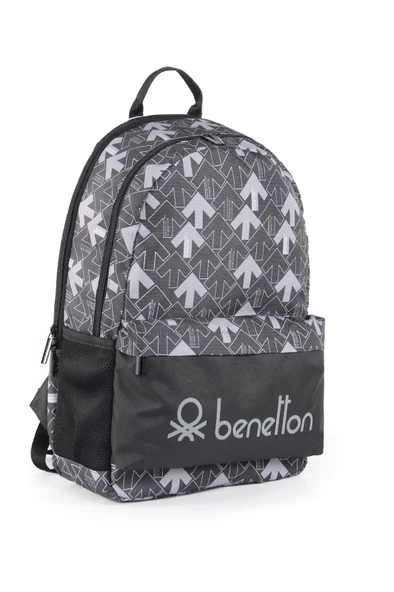 Çocuk Kol Saati Hediyeli Benetton Büyük Kapasiteli Çocuk Okul Çantası B.NT.037038 - 2